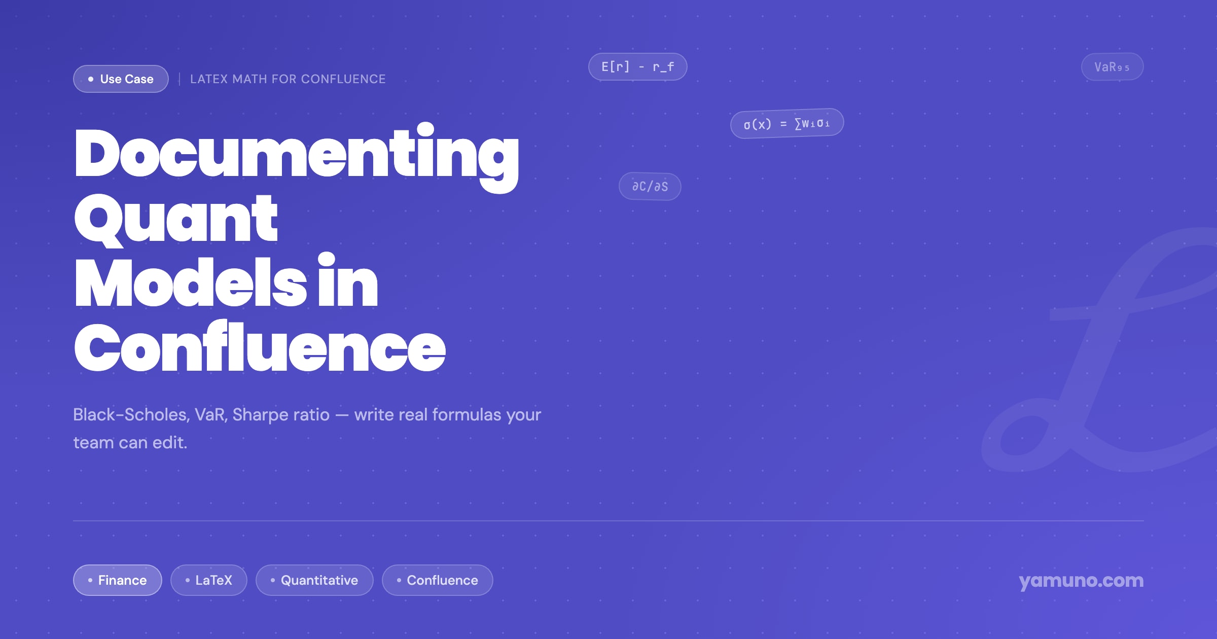 How Finance Teams Document Quantitative Models in Confluence