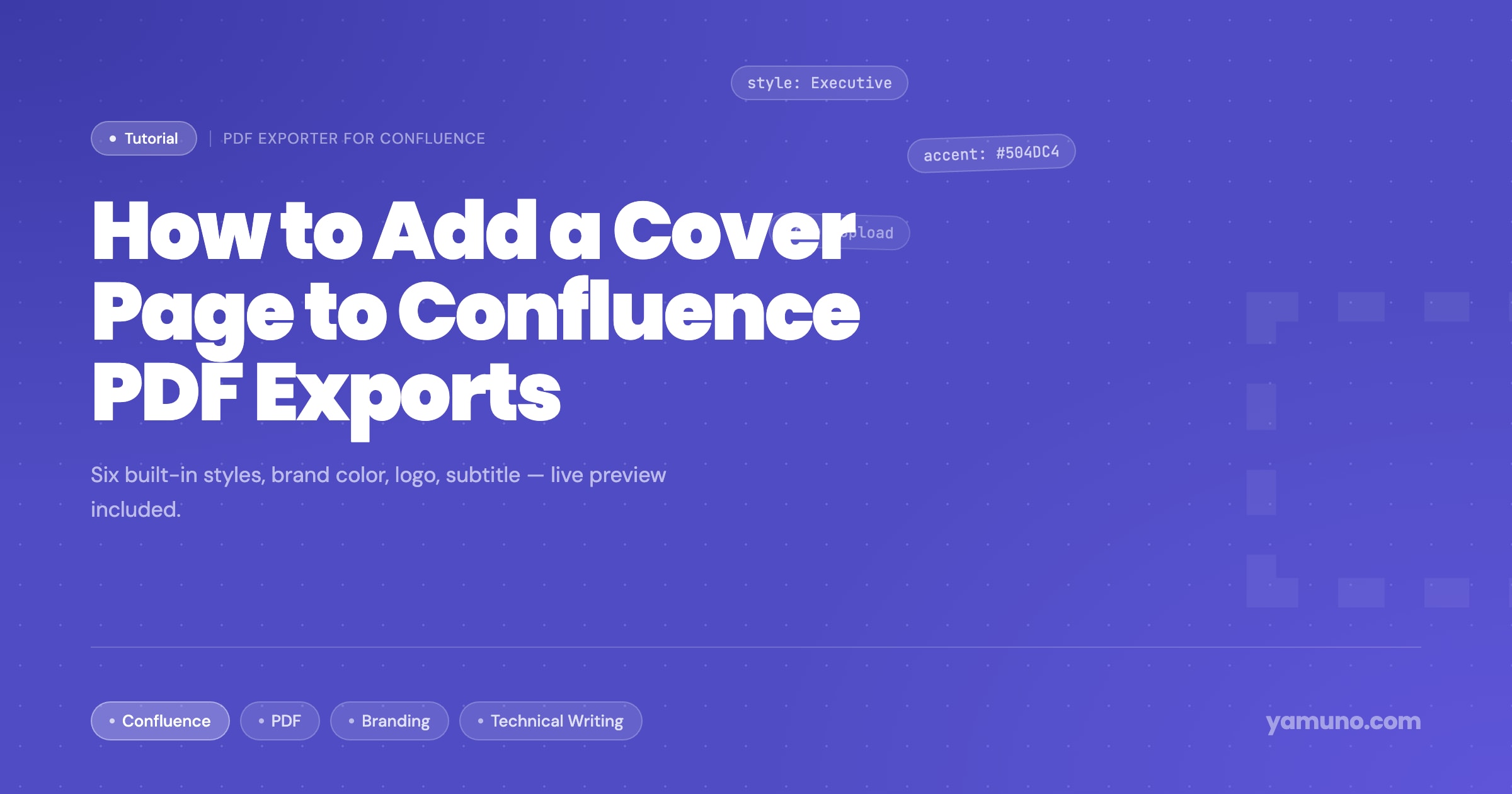 How to Add a Cover Page to Confluence PDF Exports