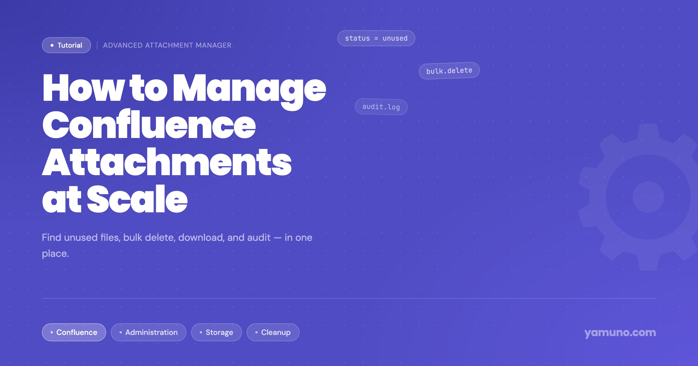 How to Manage Confluence Attachments at Scale