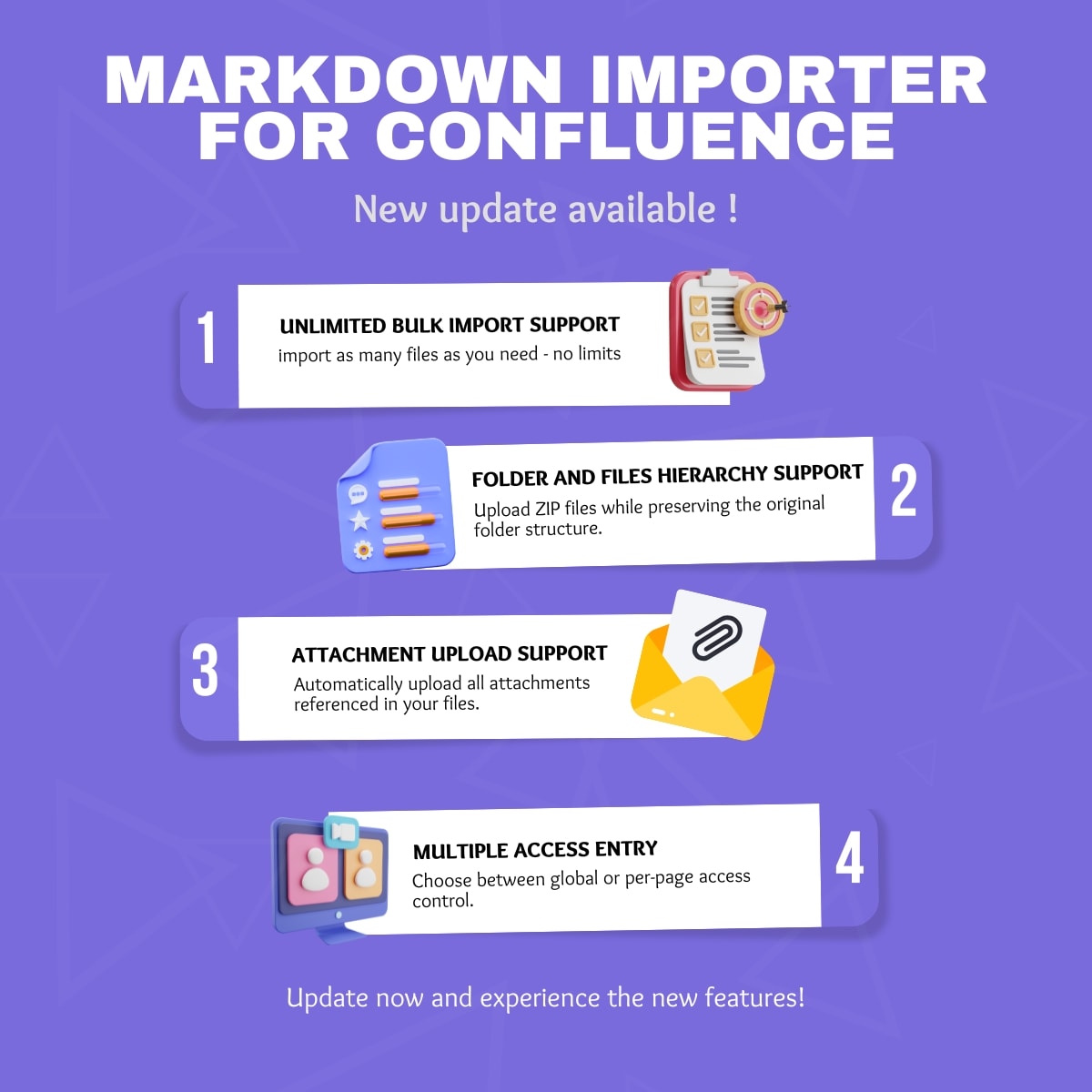 New Features in Markdown Importer for Confluence – Unlimited Bulk Import, Hierarchy Support, and More!