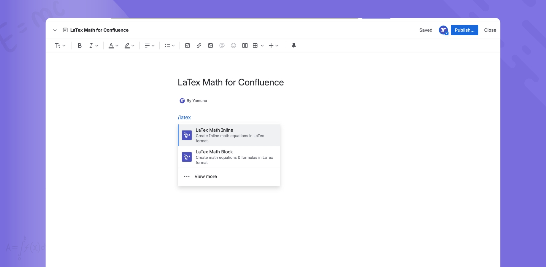 Adding LaTeX Macros